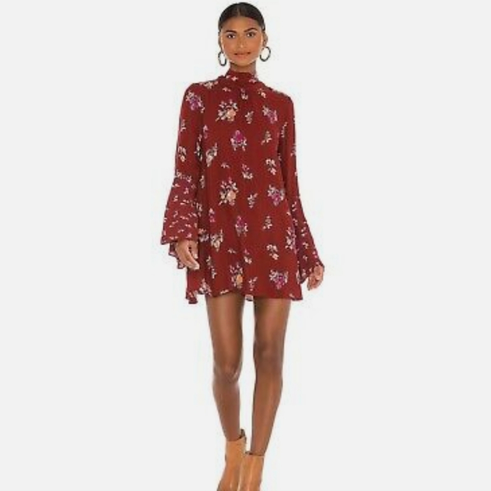 FREE PEOPLE Tate floral mini dress